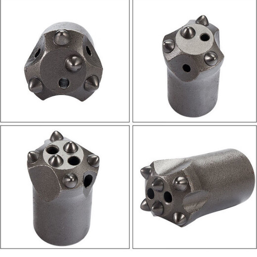 Vinoa 40 bit cold pressure piling pneumatic drill column tooth plum blossom ball tooth mechanical bow mine tunnel rock drill drill bit 28 four teeth