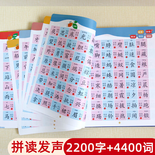 元族学前幼儿园看图识字有声挂图小孩儿童学习认字一年级宝宝早教 【2张】汉语拼音+英文字母