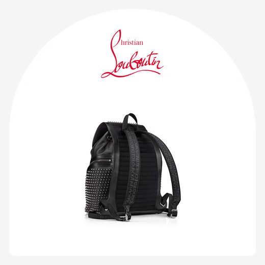 Christian Louboutin 618Cl/Lu Boding Funky Mochila remachada Negro