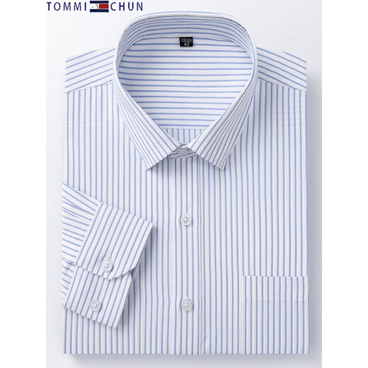 Tommy Jeans Tommy Long Sleeve Shirt Herren Frühlings- und Herbst-New Fashion Career Professional Working Junior und junges Shirt 6626 7xl 44 Gewicht über 190-200 Jin [Jin entspricht 0,5 kg]