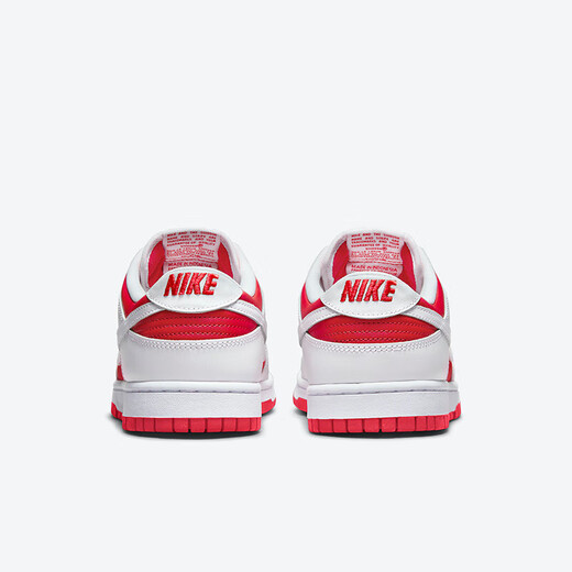 Nike (Nike) [trendy] Herrenschuhe Dunk Low Retro Low Top Reversing White und Rot-Slip, Wear-Resistant Lightweight Casual Board Schuhe DD1391-600 40