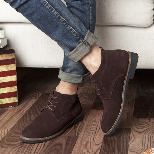 2025 AUTOMNE NOUVELLE BOOTS BOOTS MEN'S HIGH TOP RETOUR VELVET VELVET CUIR CHAPAGNE MENS BOOTS CONCUTER CUIR BOOTS LA LA TIGLE MENS DES MENSE PLUS VELVET 9898 Black 38