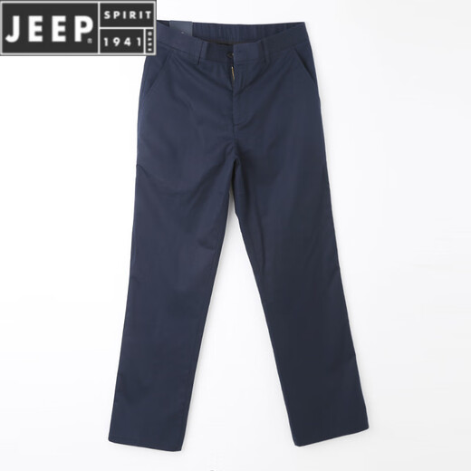 JEEP SPIRIT原单男士休闲裤夏季薄款纯棉宽松直筒纯色商务小西裤男长裤 浅卡其色 6625-2 30
