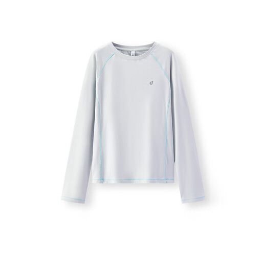 Semir long-sleeved T-shirt women's moisture-absorbent and quick-drying split outdoor winter 2025 raglan sleeve fleece top 109725101012