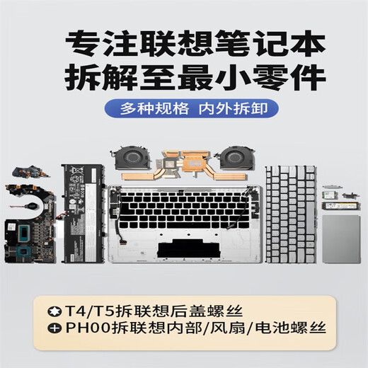 联想拯救者笔记本拆机工具电脑主板风扇拆卸清灰换硅脂螺丝刀套装 霍尼韦尔7950相变片20*30两片