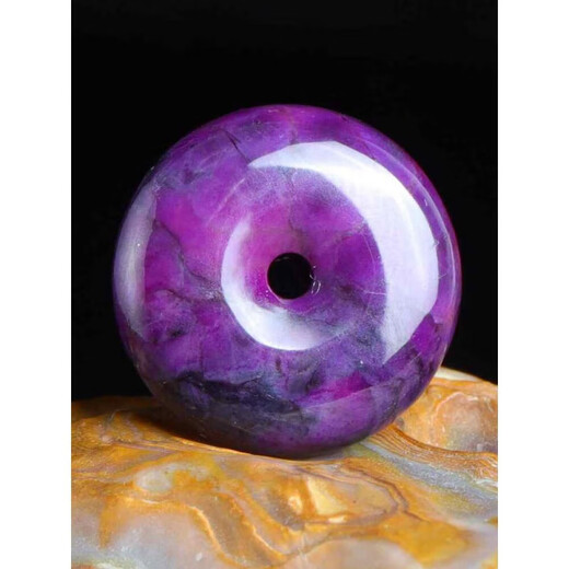 MHFDO Jade Hua Shu Jilai Ping An Buckle Pendant South Africa Old Mine Sugilite Pendant Birthday Gift Ornament 03