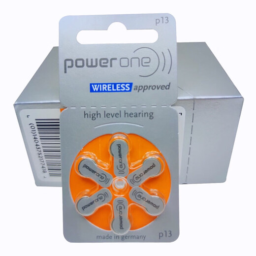 Xunliba importiertes Hörgerät Spezialbatterie für Deutschland P312 P10 P13 P675 Taste Batterie P10 60 Tabletten (Modell überprüfen)