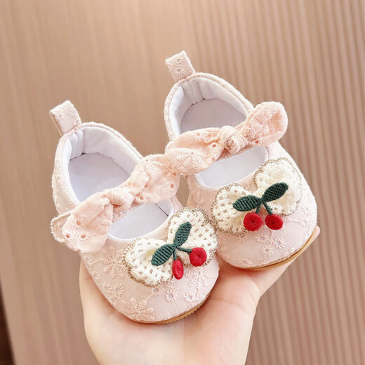 G.Duckids2025 Little Yellow Duck Frühling und Sommer Neue Prinzessinschuhe Weiche Sohle 0-1 Jahre alte Babyschuhe Kinderkinderkinder nicht Kleinkinder ohne Pink (Snowflake Shoes-Wanwanjie). 13 cm innere Länge [vorgeschlagener Dezember-18. Dezember
