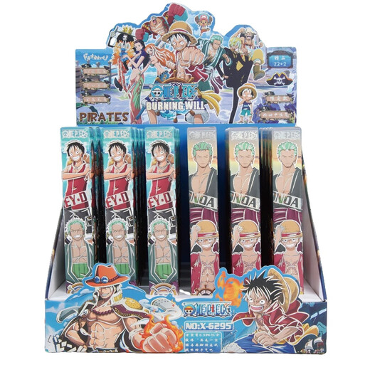 Chendu One Piece Nueva Caja ciega Pen Cartoon Creative Cartoon Cute Ins High-High Value Press Pen en neutral Rápido Ben Pen de agua negra seca 0 X-6189 Naruto Being Box Pen aleatorio 6 0.5 mm x Single