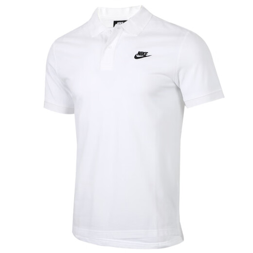 Nike (Nike) Camisa Polo Camiseta 2025 Nuevo para hombres Curring Fitness Fitness Cycling White Stand Collar Camiseta Mangas cortas FN3895-100 CONTADO GENUINE FALSO UNO 3 S Recomendado 100-120Jin [Jin equivale a 0.5 kg]