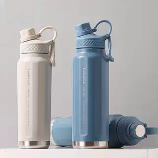 乐扣乐扣探索保温杯便携大容量水壶保冷杯户外运动水杯高颜值露营 LHC693绿色1000ml微瑕无包装盒