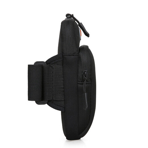 Lightweight and portable mobile phone arm bag outdoor unisex running arm strap arm bag fitness wrist bag mobile phone black arm bag