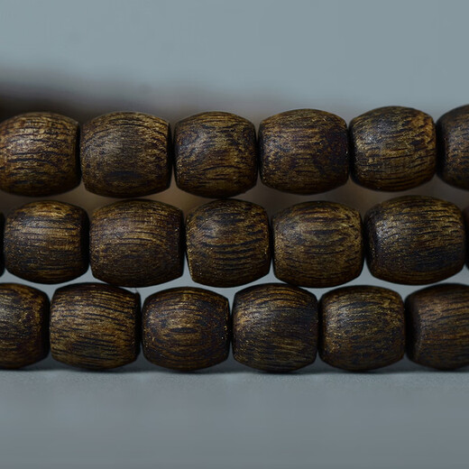 Tanjing submerged water grade Hainan Qi Nan agarwood bracelet 6mm men's and women's bracelet Guoxiang Hainan Yingge Green Chess Nan agarwood [Solemn S9716] Suitable for 16-18cm hand circumference One thing one beat sinking water grade Hainan Qi Nan 6mm multiple circles