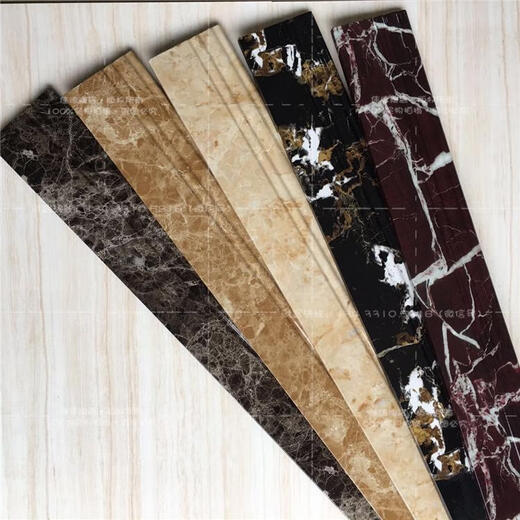 三栖虎仿大理石踢脚线瓷砖贴脚线地脚线客厅边线波导线门槛石阳角线 16811