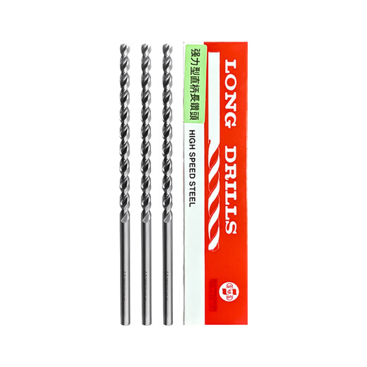 Su's SUS stainless steel special straight handle long twist drill containing cobalt extended drill bit imported high cobalt drill bit 4-13MM Su's high cobalt 8.0*300L