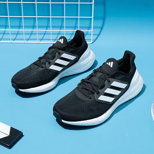 Sitio web oficial de Adidas Shoes Office Running Shoes Men's Ultraboost 21 Mesh de palomitas de maíz zapatillas informales transpirables IF4839/Boost Midsole/Black and White 40