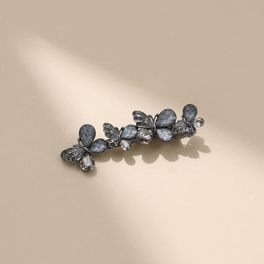 Chimera (CHIMERA) rhinestone hollow butterfly bangs side clip broken hair duckbill clip small hairpin headdress female hairpin female birthday gift