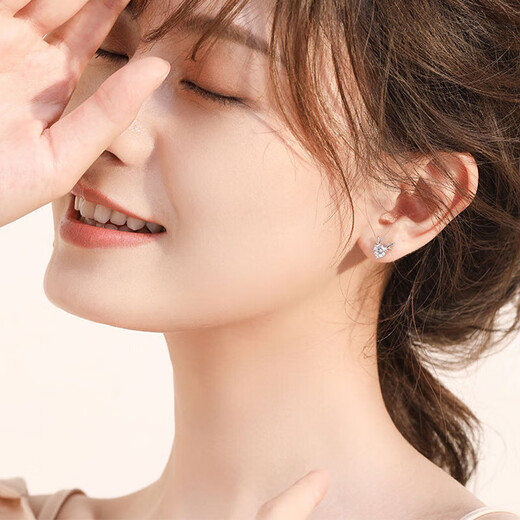 Chunqian S925 silver needle one week earrings for girls birthday gift for girlfriend and wife earrings for women 2025 new style