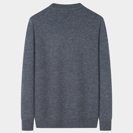 Shanshan Heavy Thick Autumn and Winter Men's Sheep Wool Long Sleeve Casual Daily Half Turtle Neck Morandi Warm Sweater