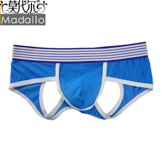 Modale Unterwäsche Herren -Mesh atmungsaktiv sexy Tanga -Jungen niedrige Taille leere Doppel -Tanga -Unterwäsche, ohne die Hosen und Shorts Trend Kaffee zu abzunehmen l