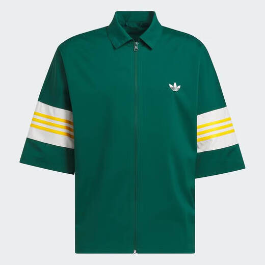 Adidas Clover Men and Women Couple T-shirt d'été T-shirt mode Fashion Sports Breffe-Shirt à manches coupées en vrac Iy7373 S
