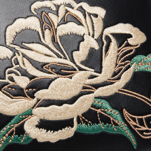 Juer bag women's bag new Chinese style mother bag cowhide middle-aged women's bag embroidered crossbody bag birthday gift for women