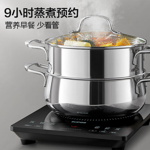 苏泊尔（SUPOR）超猛火家用电磁炉 电陶炉新型电磁灶爆炒大面板大功率电池炉电炉炒菜火锅炉 C22-IA826D