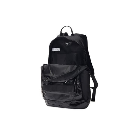 Converse (Converse) Large Capacity Nylon Backpack Backpack Regular Men and Women Couple Style Ink Black Ink Black