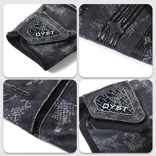 Summer new style Laschelle breathable, soft, thin half-finger anti-slip three-finger fishing gloves, outdoor lure fishing gloves, crystal gray/Gray M