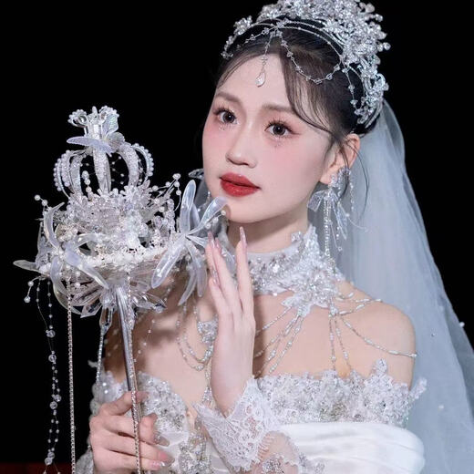 Cup Horse Handd Flower Bride Wedding Crown Sceptre Fini