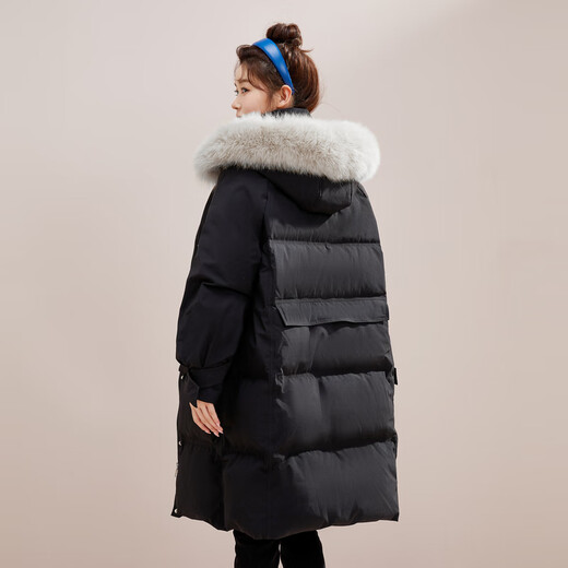 Flying in the snow Cheng Yi recommends the new autumn and winter fox large fur collar versatile warm fashion versatile windproof multi-color down jacket