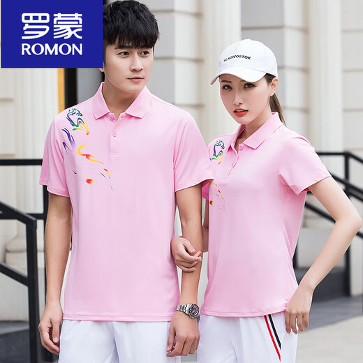 Romon (Romon) Sommerpaar kurzärmeliges Sport T-Shirt Herren-Kleidung Polo-Hemd-Hose Anzug Anzug Custom bedruckter Logo