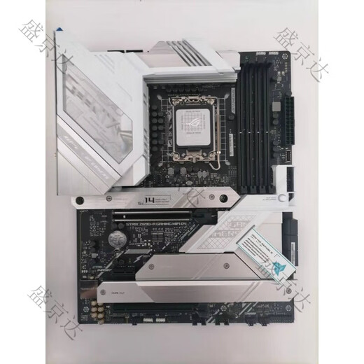 Asus Rog Strix Z690-A Gaming Desktop White Motherboard unterstützt D4 D5 13700KF NEU EBEPUPED D4