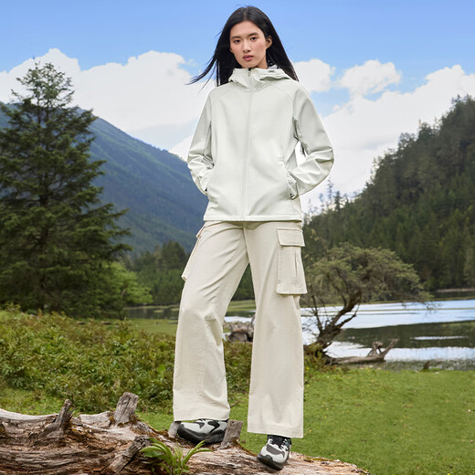 
361 jacket for women in autumn rain screen waterproof sports and casual outdoor plus velvet hooded jacket 662544603-1