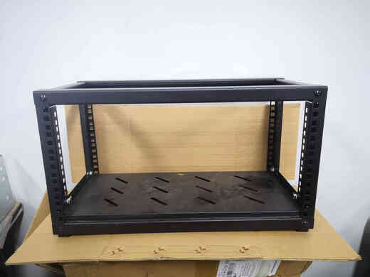 19-inch 5U6U home desktop open rack home monitoring network cabinet simple rack audio bracket 4U-depth 250mm-DIY parts delivery