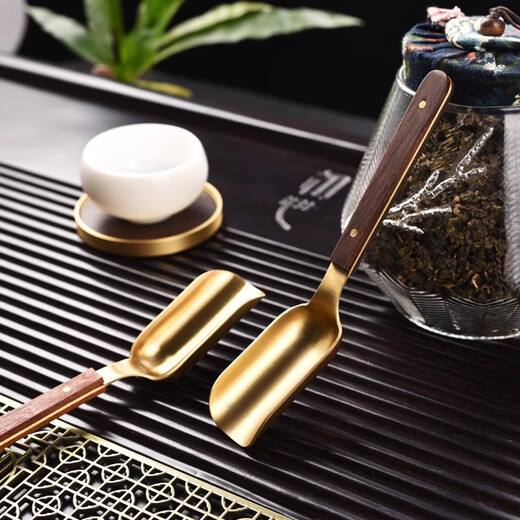 Edo ebony brass tea spoon tea spoon tea spoon tea ceremony tea set accessories tea making tools