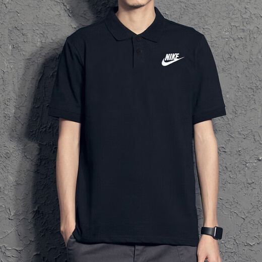 Nike (NIKE) POLO shirt men new summer official ship store sportswear breathable quick-drying T-shirt lapel casual short-sleeved men FN3895-010/new/normal size S 165/84A