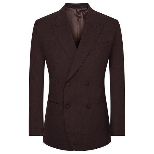 Announcement Bird Wedding Series The same style as Wu Lei star Suit suit Men's fashionable formal suit as a gift for men Chinese Valentine's Day Purple texture 48 A (175/96) / Please note the waist or pants