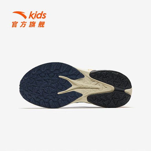 ANTA (ANTA) children's sandals, boys' shoes, spring and summer new off-road frame shoes, outdoor sports shoes, beach shoes, ANTA white/Danube blue-4 37, inner length 23.5cm