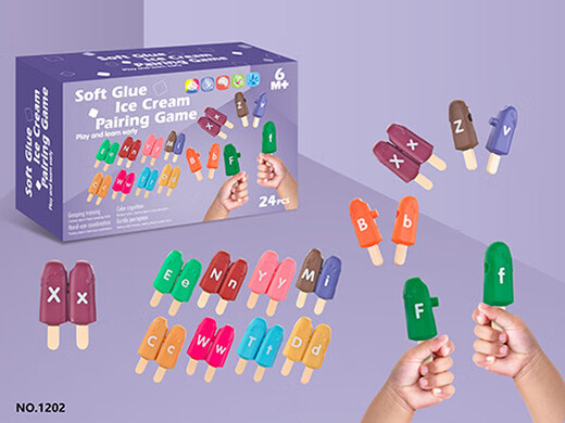 
Shantoulin Village baby soft glue building blocks early education toys grinding teeth can be bitten and boiled silicone large-grain building blocks to comfort others 1049 soft glue 6 color box pack