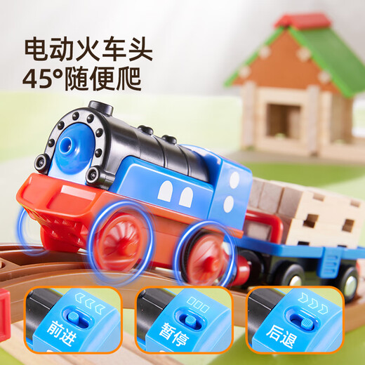 Meile Childhood Children's Day Gift Building Buildings Assemblé Trains Trains Trains Trains Modèles Toys Boîtes de jouets de 3 à 6 ans