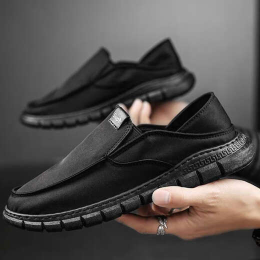 Dadong (Dusto) Sommer alter Peking-Stoffschuhe Herrenschuhe atmungsaktiv
