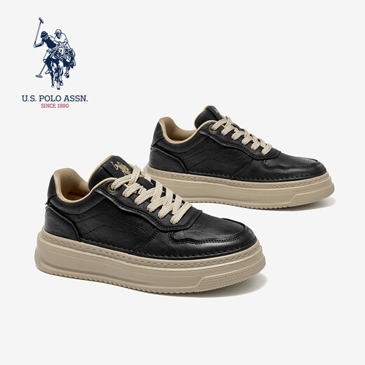 U.S. POLO ASSN. Paul men's shoes autumn new urban street retro sneakers leather comfortable casual shoes business commuting shoes for men