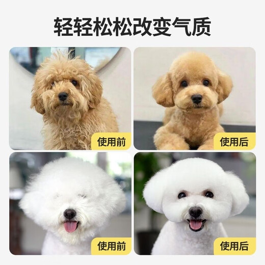 TYZAYR Japanese pet scissors, professional Teddy grooming and hair cutting tool, hair trimming set, curved shearing tool for cats and dogs (upgraded to all steel) 7-inch curved scissors + 7-inch straight scissors