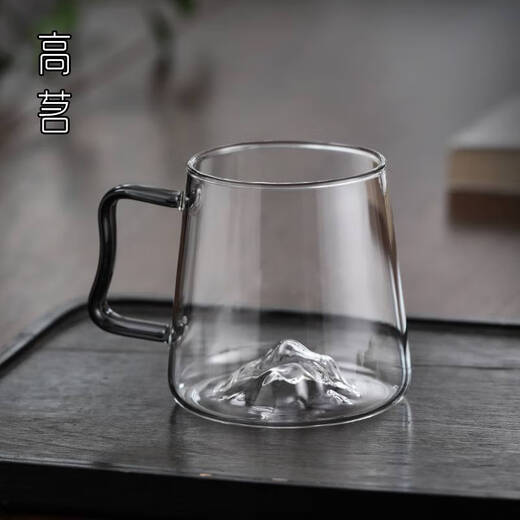 
Yunmao Japanese glass cup household large capacity water cup high temperature resistant summer thickened mountain green tea cup creative drinking water cup 9195 mountaineering cup 2