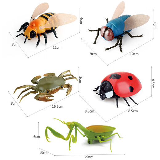 Original direct supply, novel and unique remote control electric insect toys, electric snail and mouse prank, 9922 ladybug, 130G, weight 0.28kg