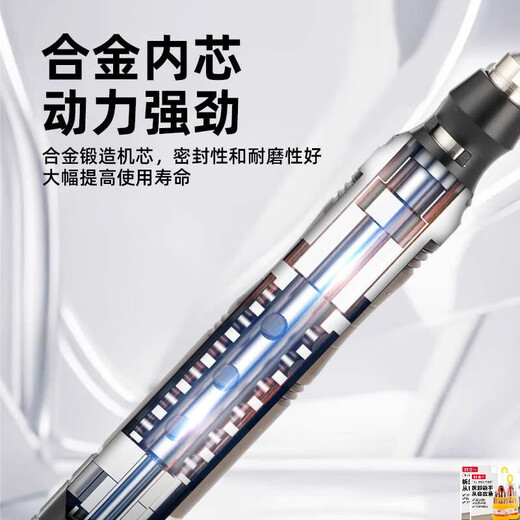 Sanqihu Pneumatic Mühle Luftschleifer Pengas Schleifen Industrial Grad kleines pneumatisches Schleifpolier-Gravur-Werkzeug Pneumatische Upgrade Version YL-6636 großes Drehmomentpolierhülle
