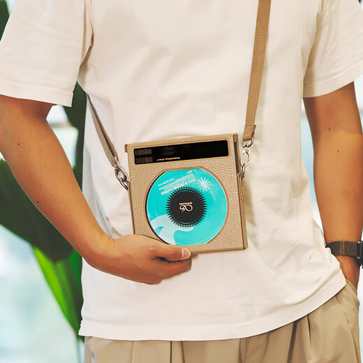 SHANLING EC Zero T Portable R2R Tube CD Player Home Portable Retro CD Player Bluetooth 5.3 Supports CD Ripping EC ZERO T + Leather Case (Elephant Gray)