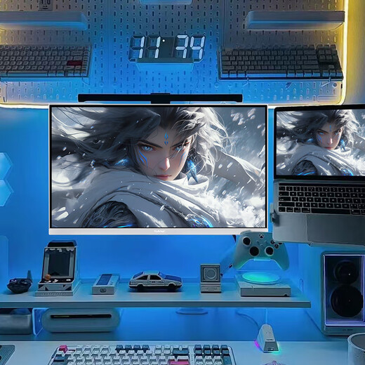 SANC盛色27英寸2K210Hz电竞显示器FastIPS硬件低蓝光IGZO氧化物技术 450nit高亮白色海景房屏幕S82