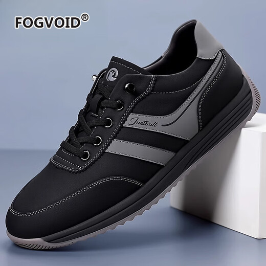 Fogvoid Light Luxury Marke Forrest Gump Schuhe Männer 2025 Sommer Neue Männerschuhe Trendy echtes Leder weicher Sohle Non-Slip Casual Sneakers Männer SJ7372 Green 38